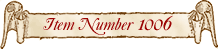 Item Number 1006