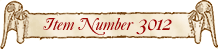 Item Number 3012