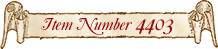 Item Number 4403
