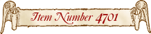 Item Number 4701