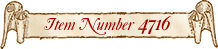 Item Number 4716
