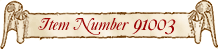 Item Number 91003