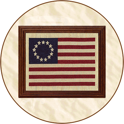 Early American Flag Cross-Stitch Kit
